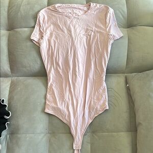 Light Pink Short Sleeve Bodysuit